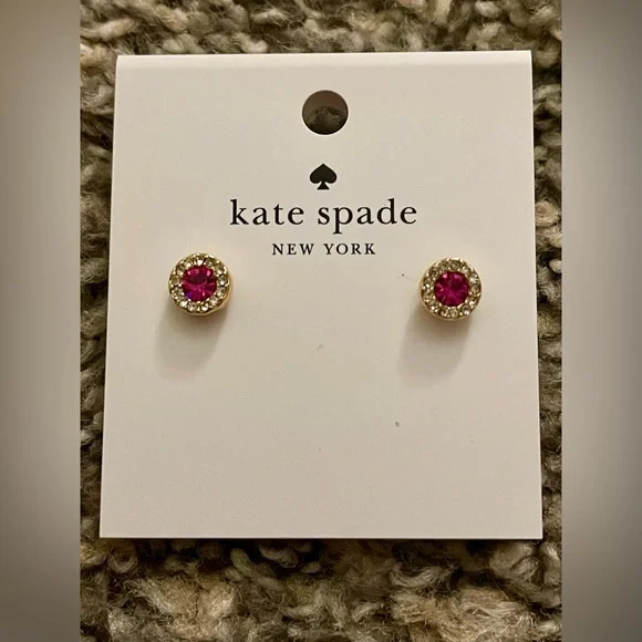 You’re A Gem Fuchsia earrings - Picture 3 of 4